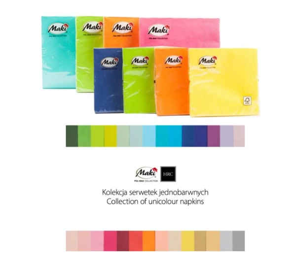 Serwetki dekoracyjne Pol-Mak kolor